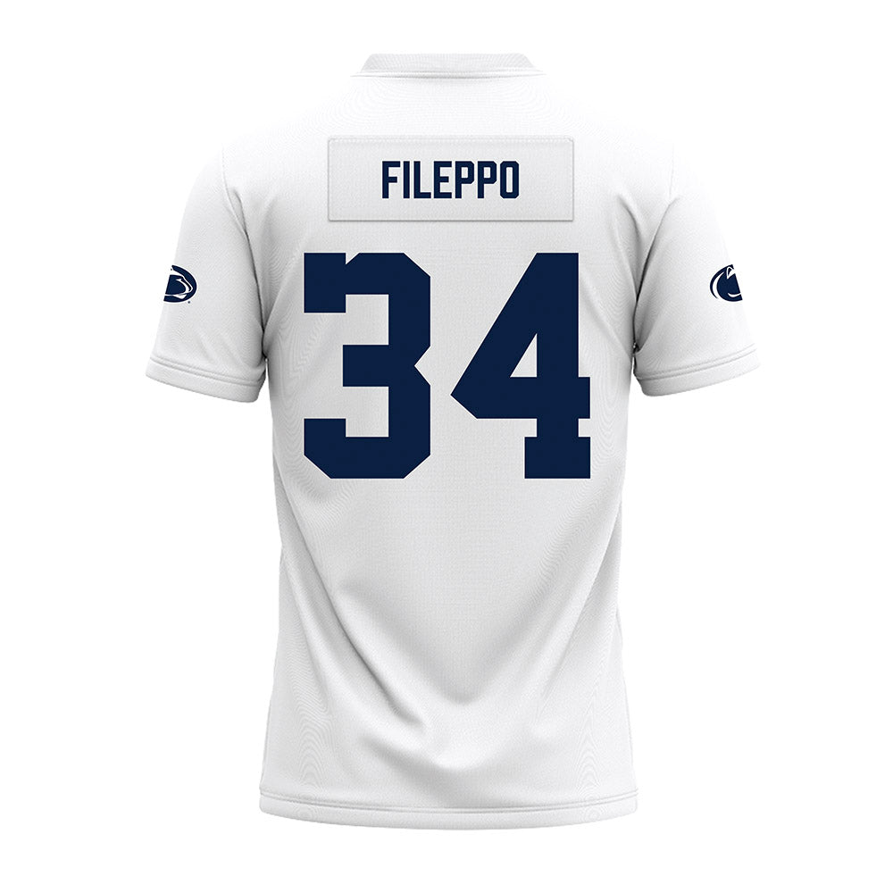 Penn State - NCAA Football : Chris Fileppo - White Premium Football Jersey-1