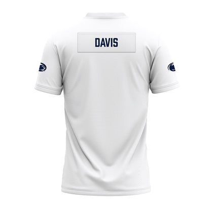Penn State - NCAA Football : Omarion Davis - White Premium Football Jersey-1
