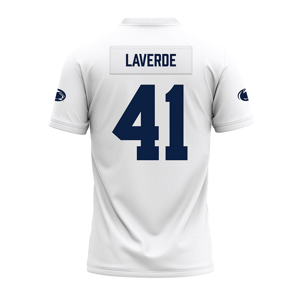 Penn State - NCAA Football : Jake LaVerde - White Premium Football Jersey-1