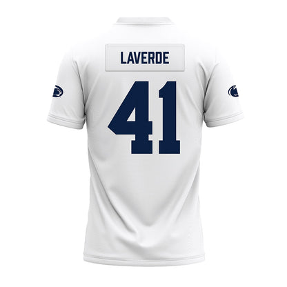 Penn State - NCAA Football : Jake LaVerde - White Premium Football Jersey-1