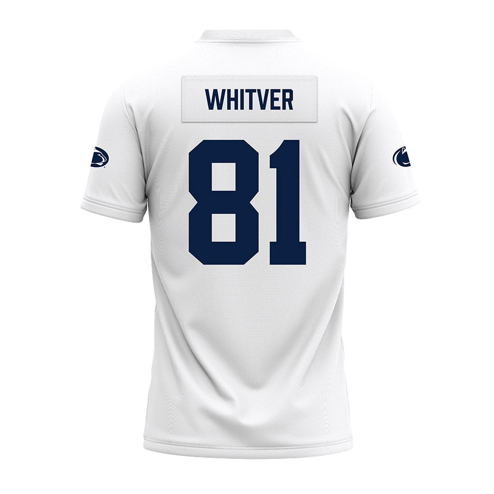 Penn State - NCAA Football : Ben Whitver - White Premium Football Jersey-1