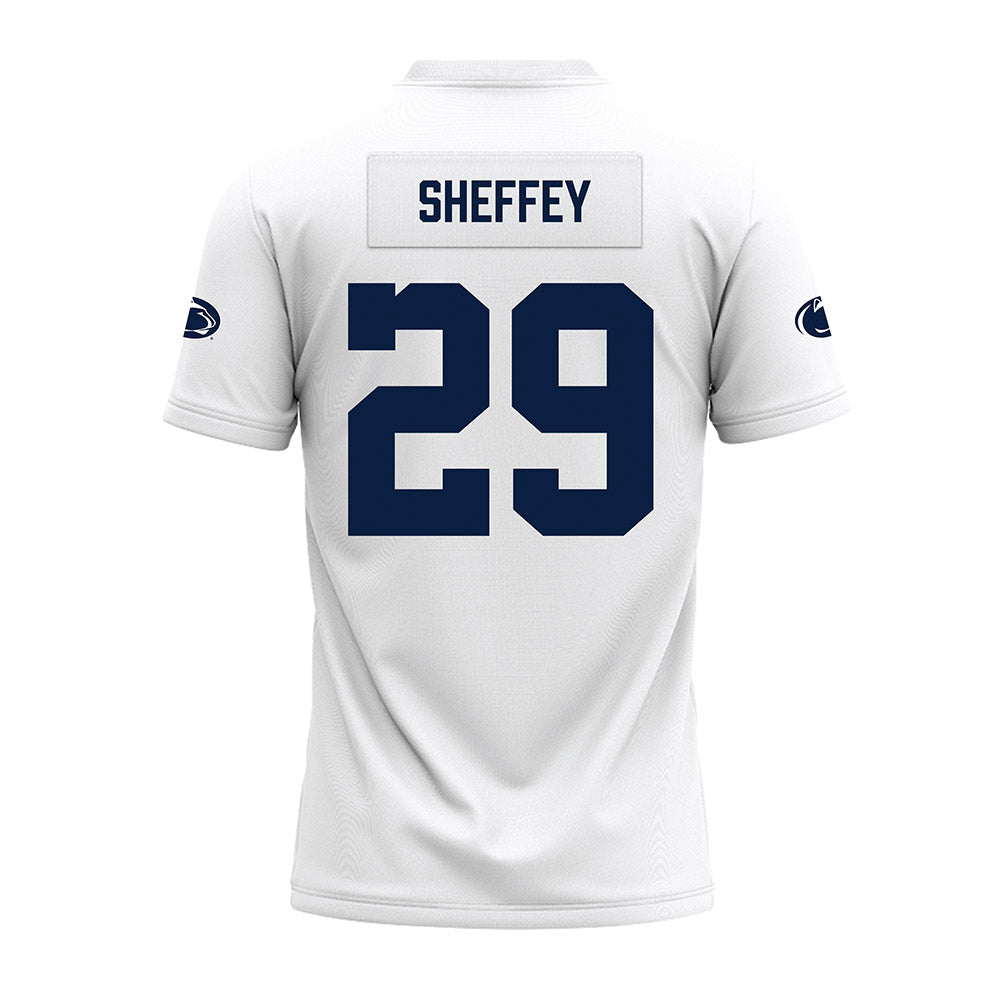 Penn State - NCAA Football : D'Antae Sheffey - White Premium Football Jersey-1