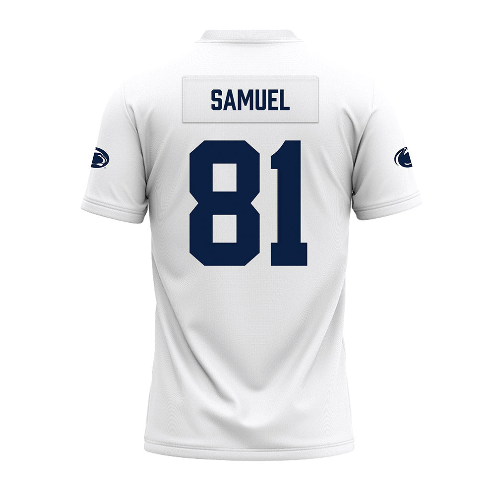 Penn State - NCAA Football : Lyrick Samuel - White Premium Football Jersey-1