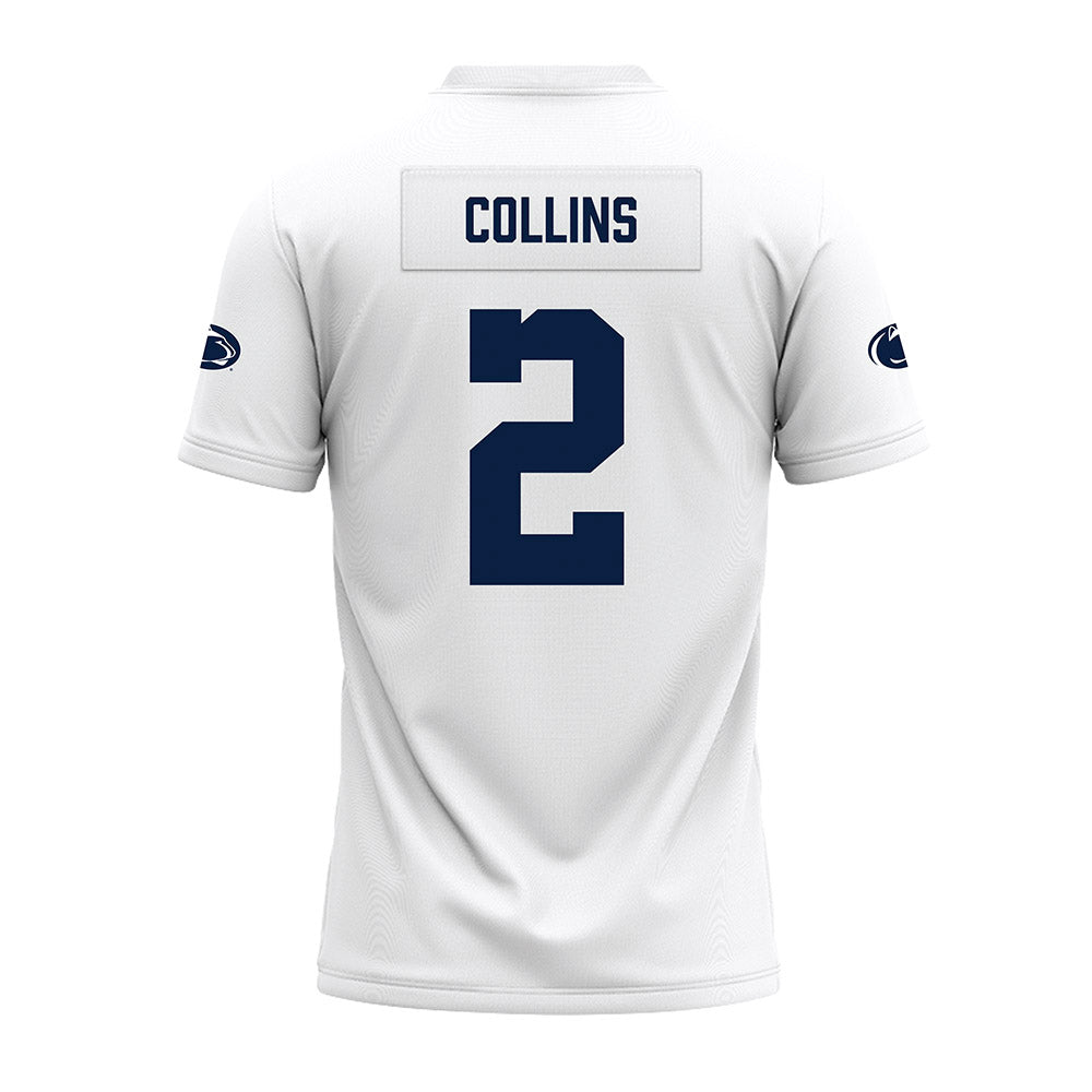 Penn State - NCAA Football : Audavion Collins - White Premium Football Jersey-1