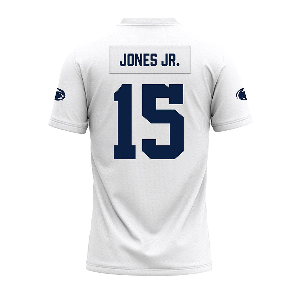 Penn State - NCAA Football : Keith Jones Jr. - White Premium Football Jersey-1
