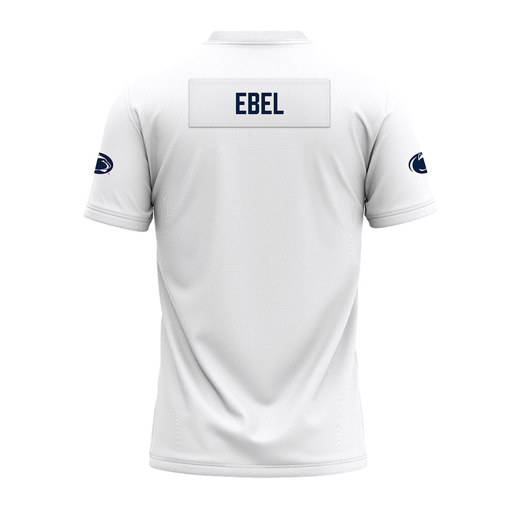 Penn State - NCAA Football : Kooper Ebel - White Premium Football Jersey-1