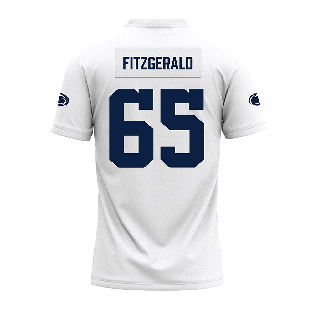 Penn State - NCAA Football : Jim Fitzgerald - White Premium Football Jersey-1