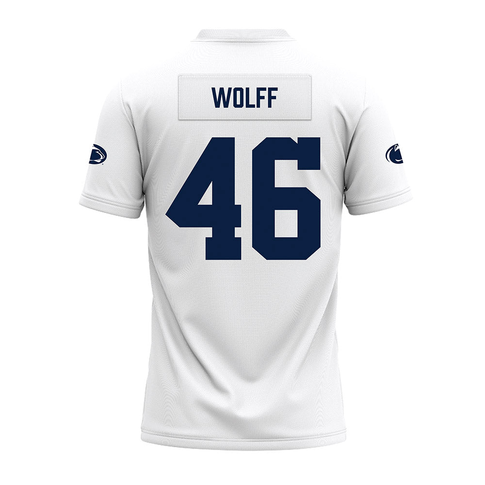 Penn State - NCAA Football : Evan Wolff - White Premium Football Jersey-1
