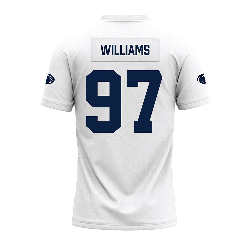 Penn State - NCAA Football : Keanu Williams - White Premium Football Jersey-1
