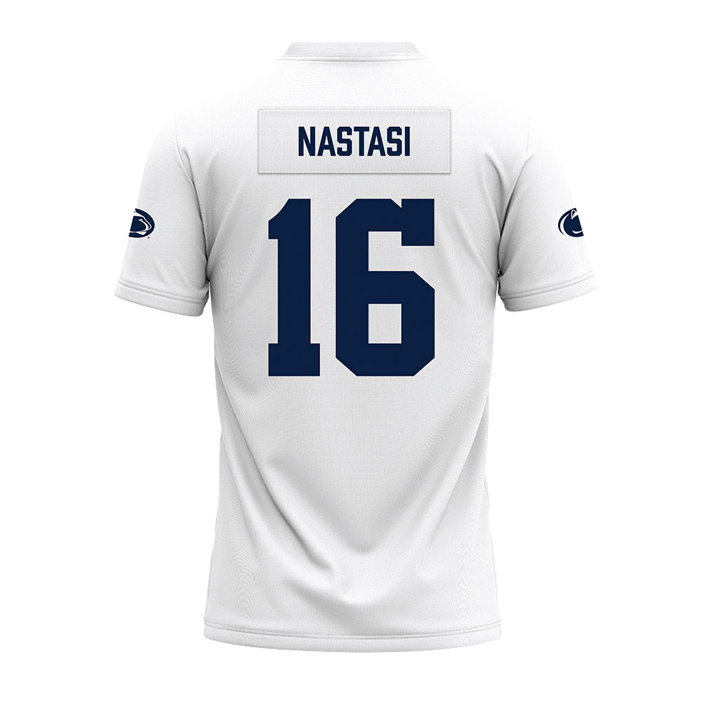 Penn State - NCAA Football : Donte Nastasi - White Premium Football Jersey-1