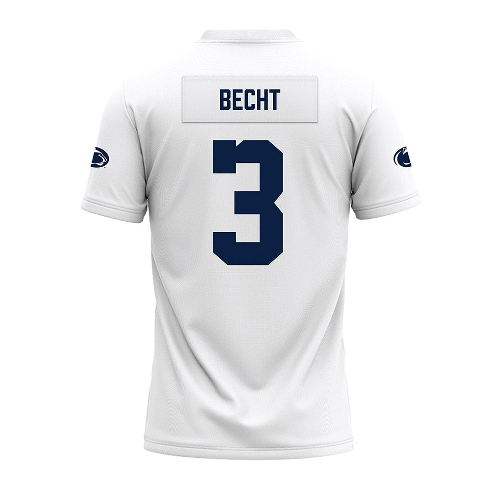 Penn State - NCAA Football : Rocco Becht - White Premium Football Jersey-1