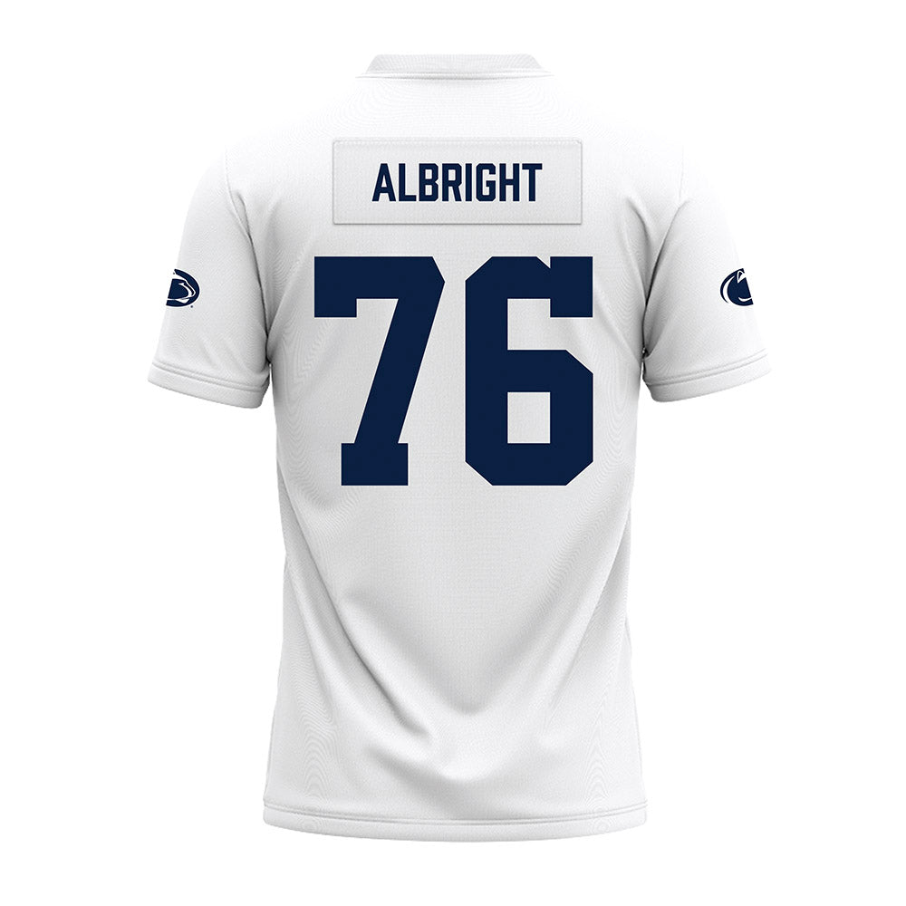 Penn State - NCAA Football : Hunter Albright - White Premium Football Jersey-1