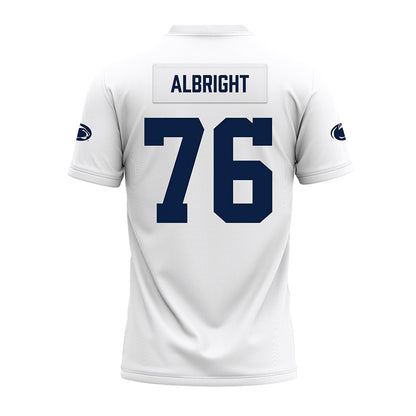 Penn State - NCAA Football : Hunter Albright - White Premium Football Jersey-1