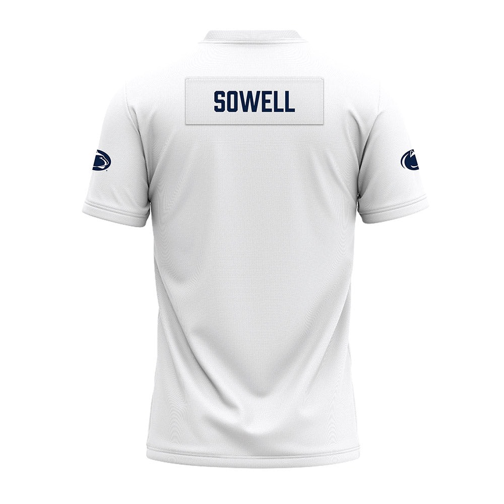 Penn State - NCAA Football : Hunter Sowell - White Premium Football Jersey-1