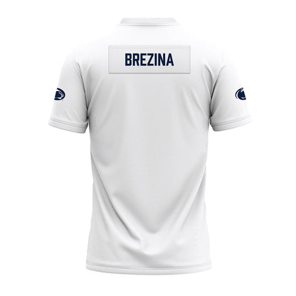 Penn State - NCAA Football : Cael Brezina - White Premium Football Jersey-1