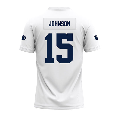 Penn State - NCAA Football : Joshua Johnson - White Premium Football Jersey-1