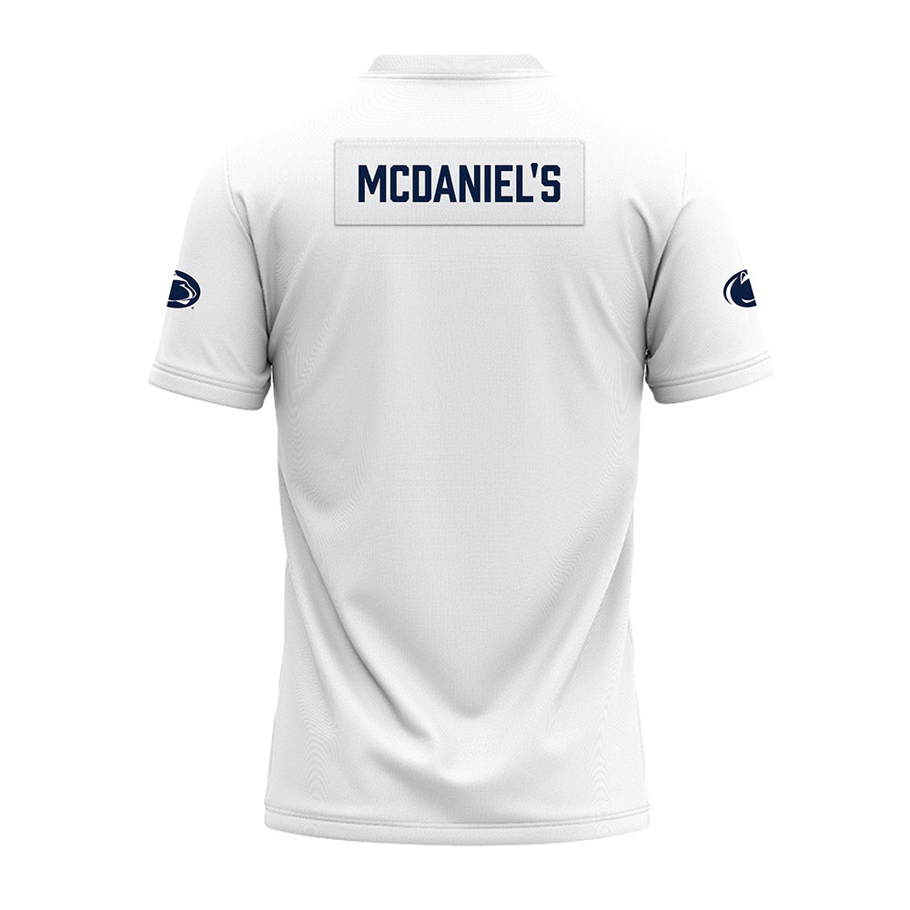 Penn State - NCAA Football : Ibn McDaniel's - White Premium Football Jersey-1
