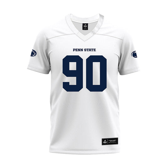 Penn State - NCAA Football : Liam Andrews - White Premium Football Jersey-0