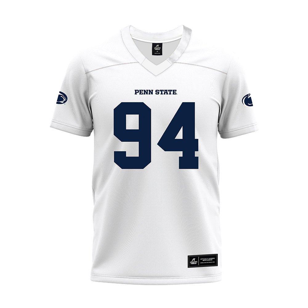 Penn State - NCAA Football : Ryan Barker - White Premium Football Jersey-0