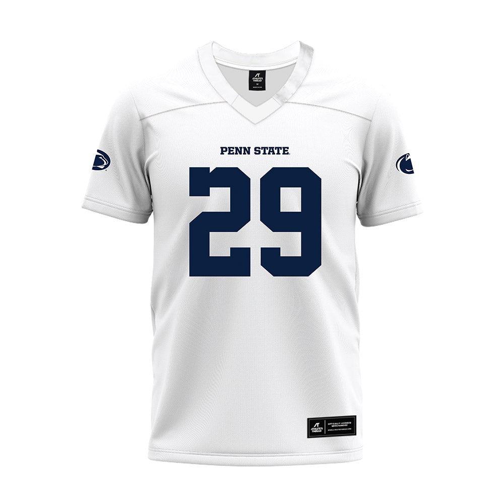 Penn State - NCAA Football : D'Antae Sheffey - White Premium Football Jersey-0
