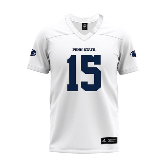 Penn State - NCAA Football : Joshua Johnson - White Premium Football Jersey-0