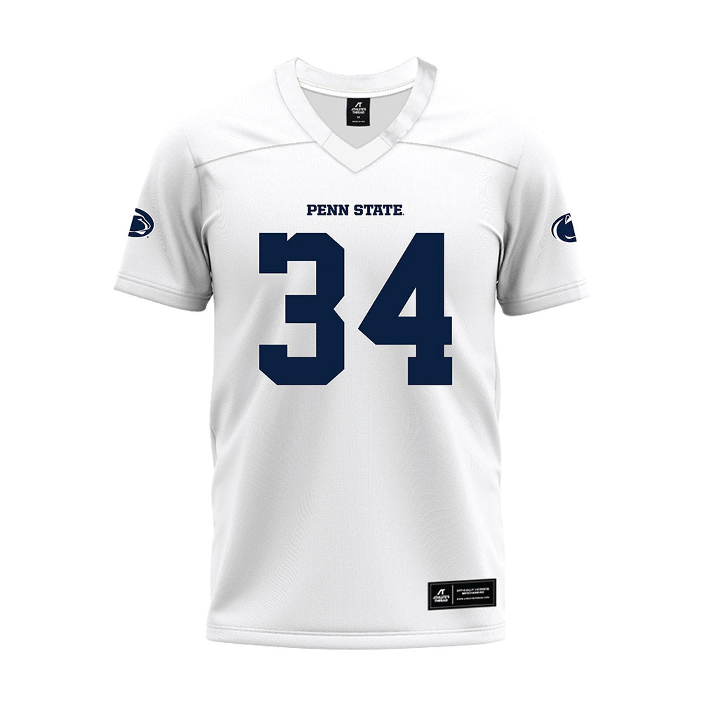 Penn State - NCAA Football : Chris Fileppo - White Premium Football Jersey-0