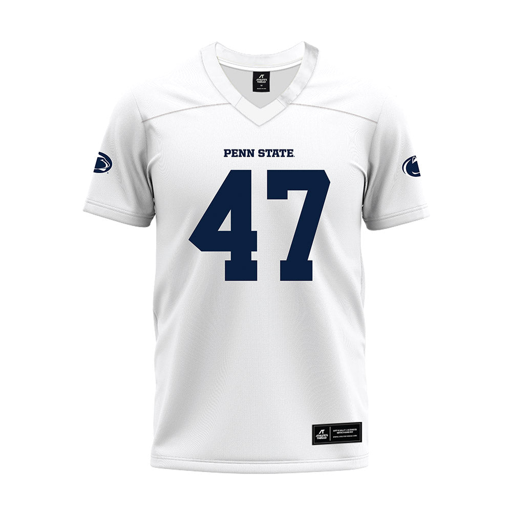 Penn State - NCAA Football : Aidan Probst - White Premium Football Jersey-0