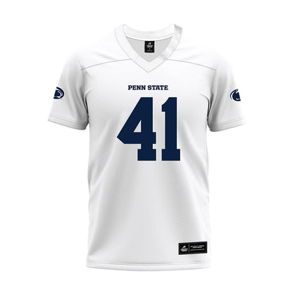 Penn State - NCAA Football : Jake LaVerde - White Premium Football Jersey-0