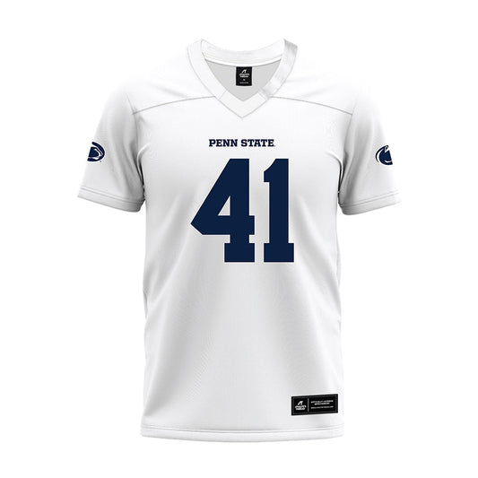 Penn State - NCAA Football : Jake LaVerde - White Premium Football Jersey-0