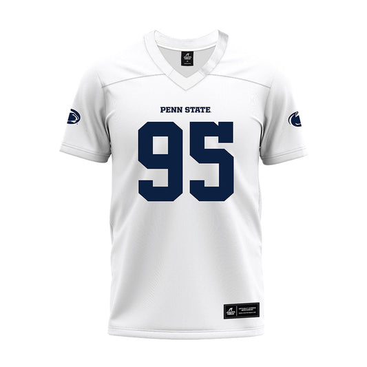 Penn State - NCAA Football : Jordan Mayer - White Premium Football Jersey-0