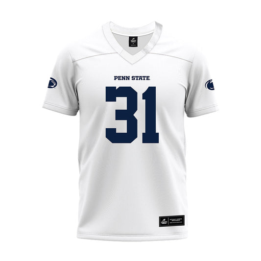 Penn State - NCAA Football : Logan Cunningham - White Premium Football Jersey-0
