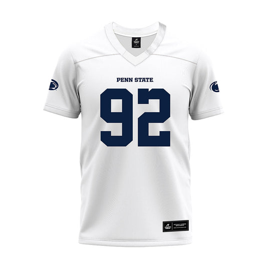 Penn State - NCAA Football : Andrew Dufault - White Premium Football Jersey-0