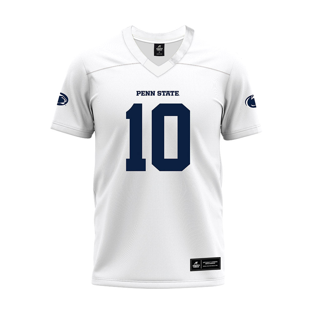 Penn State - NCAA Football : Connor Barry - White Premium Football Jersey-0