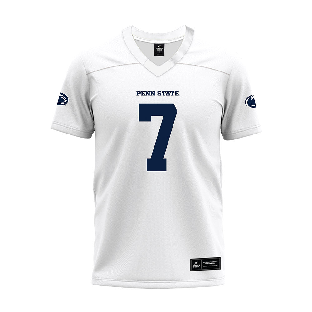 Penn State - NCAA Football : Zion Tracy - White Premium Football Jersey-0