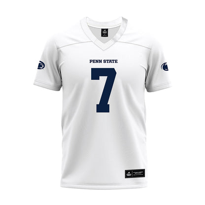 Penn State - NCAA Football : Zion Tracy - White Premium Football Jersey-0