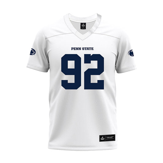 Penn State - NCAA Football : Siale Taupaki - White Premium Football Jersey-0