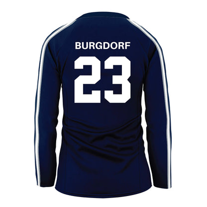 Penn State - NCAA Women's Volleyball : Haley Burgdorf - Navy Volleyball Jersey-1