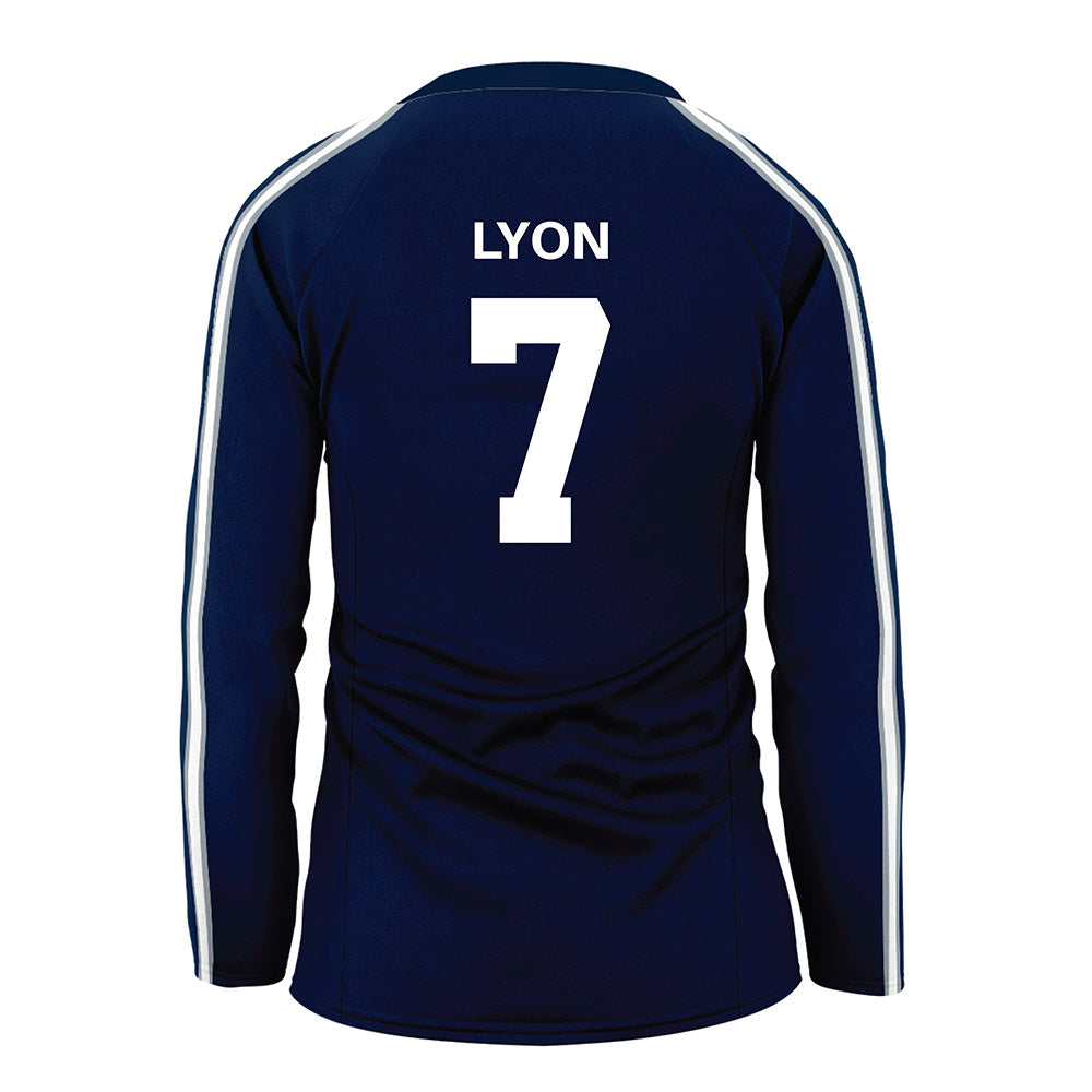 Penn State - Women's Volleyball Alumni : Addie Lyon - Navy Volleyball Jersey-1