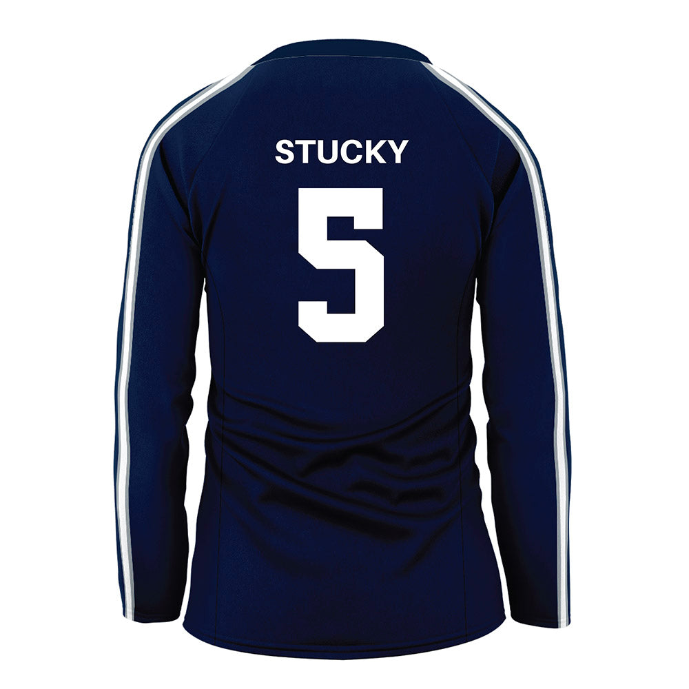 Penn State - NCAA Women's Volleyball : Alexis Stucky - Navy Volleyball Jersey-1