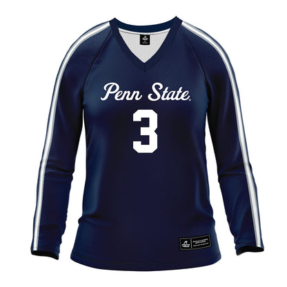 Penn State - NCAA Women's Volleyball : Danielle Whitmire - Navy Volleyball Jersey-0