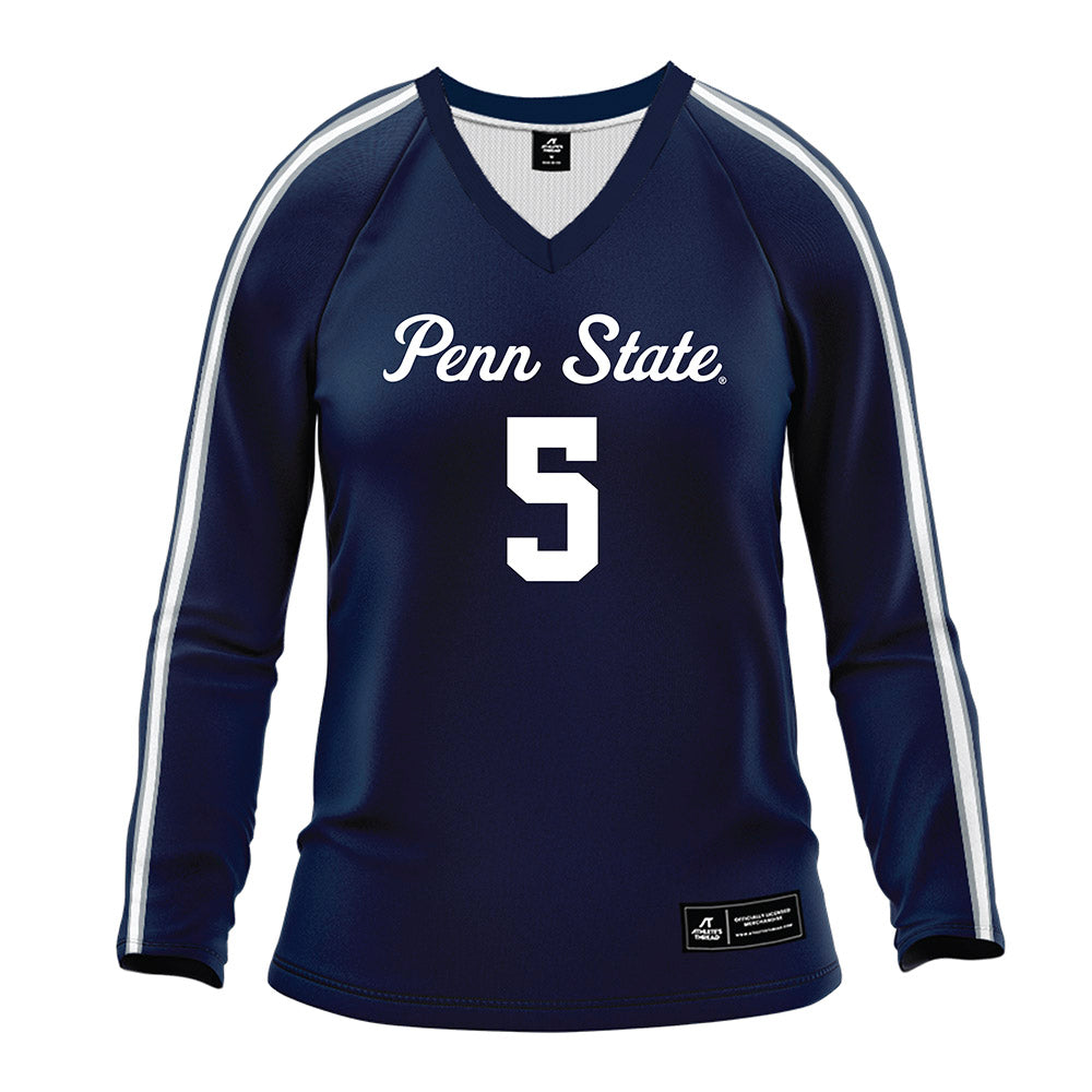 Penn State - NCAA Women's Volleyball : Alexis Stucky - Navy Volleyball Jersey-0
