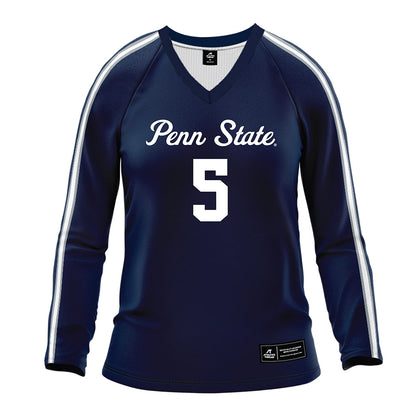 Penn State - NCAA Women's Volleyball : Alexis Stucky - Navy Volleyball Jersey-0