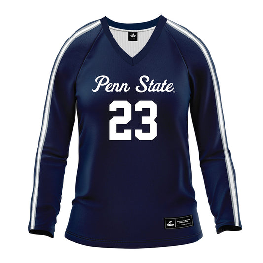 Penn State - NCAA Women's Volleyball : Haley Burgdorf - Navy Volleyball Jersey-0