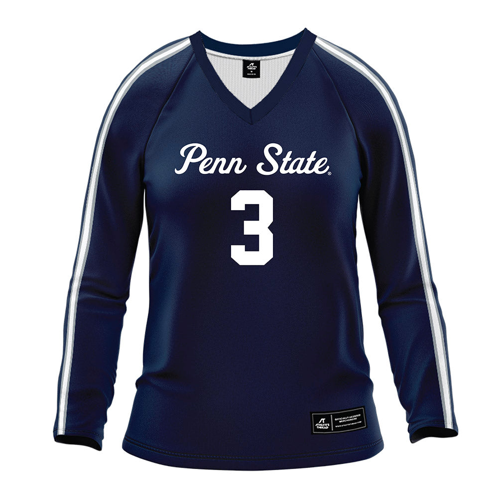 Penn State - NCAA Women's Volleyball : Danielle Whitmire - Navy Volleyball Jersey-0