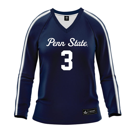 Penn State - NCAA Women's Volleyball : Danielle Whitmire - Navy Volleyball Jersey-0