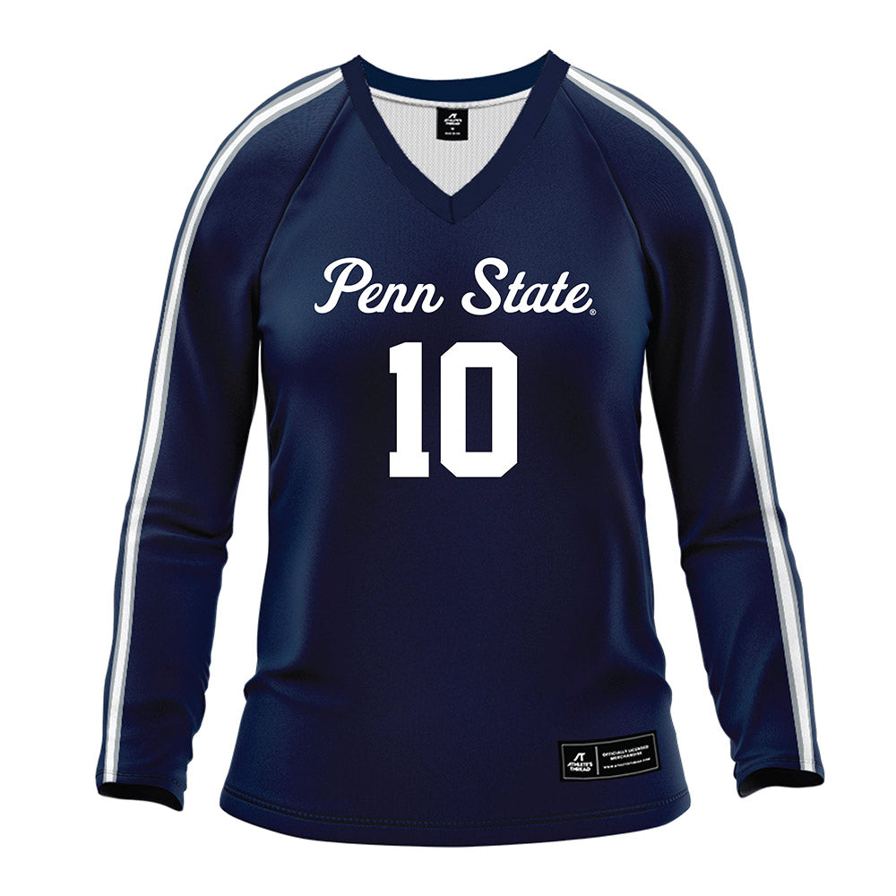 Penn State - NCAA Women's Volleyball : Ava Jurevicius - Navy Volleyball Jersey-0