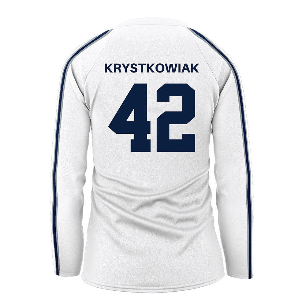 Penn State - NCAA Women's Volleyball : Finley Krystkowiak - White Volleyball Jersey-1