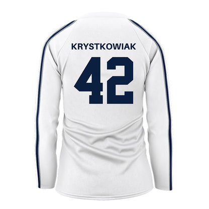 Penn State - NCAA Women's Volleyball : Finley Krystkowiak - White Volleyball Jersey-1