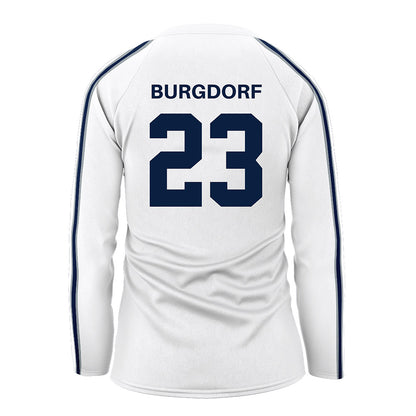 Penn State - NCAA Women's Volleyball : Haley Burgdorf - White Volleyball Jersey-1