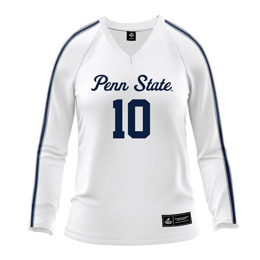 Penn State - NCAA Women's Volleyball : Ava Jurevicius - White Volleyball Jersey-0